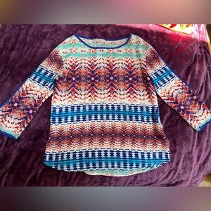 Renee C Sz Small Matisse Boat Neck blouse